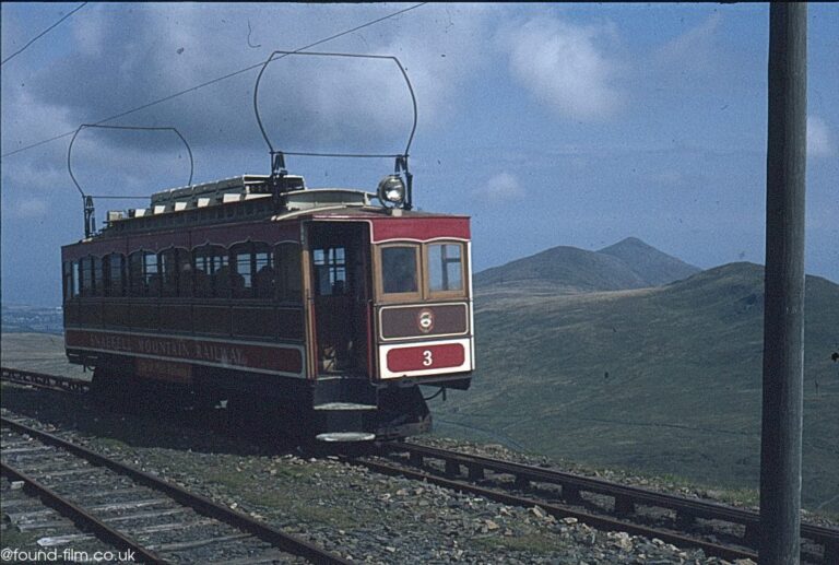 Snaefell mountain railway tram – August 1979