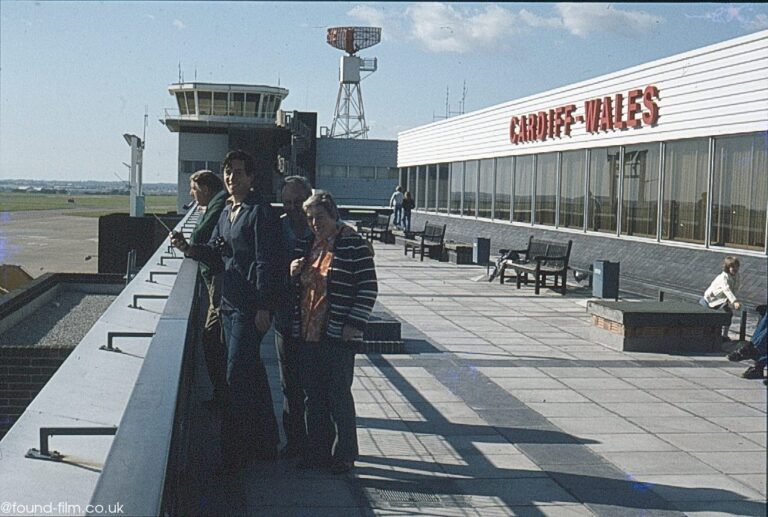 The Entrance to Cardiff Airport – October 1979