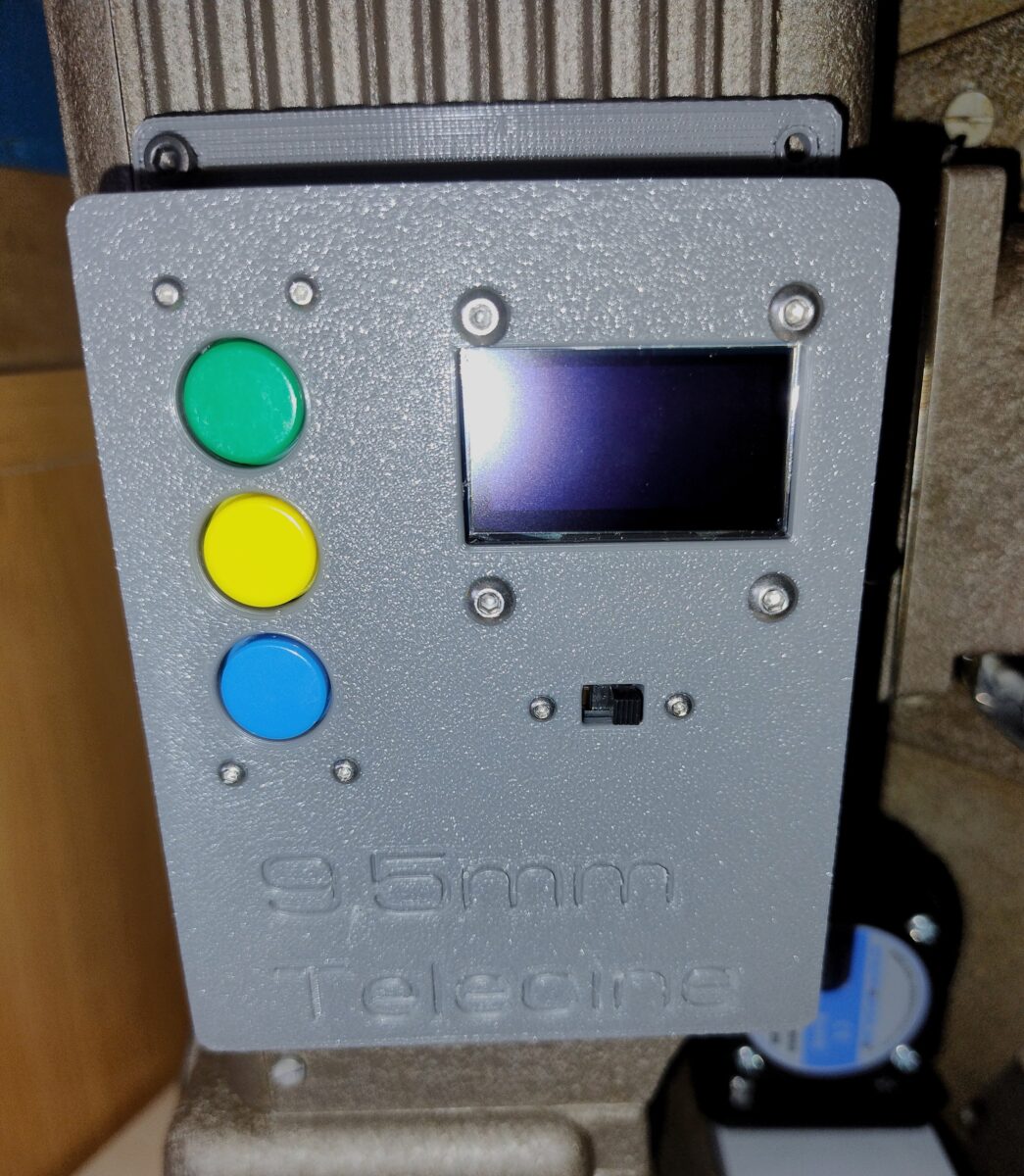 The front panel of my 9.5mm scanner